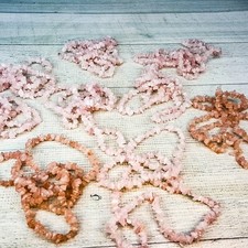 Rose Quartz Crystal Tumbled Bead Chips Healing Crystals Gemstones Bulk 1 lb