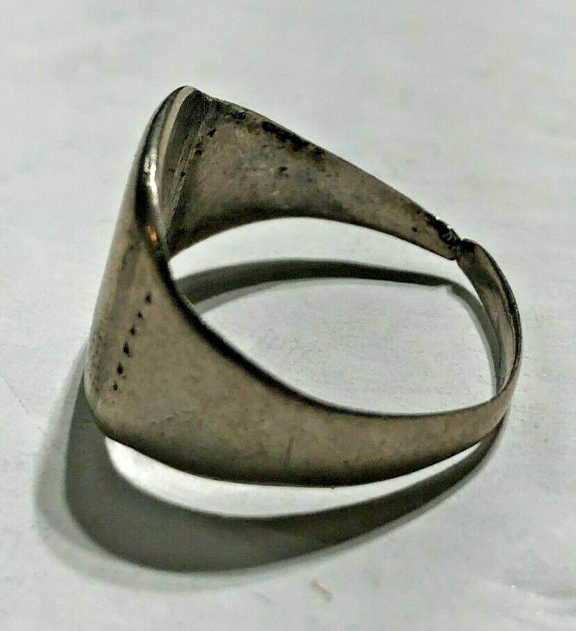 Plain Rectangle Shaped Ring Sterling Silver .925 … - image 5