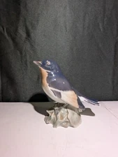 VINTAGE CERAMIC BING & GRONDAHL DENMARK BIRD European Pied Flycatcher 1776 VF