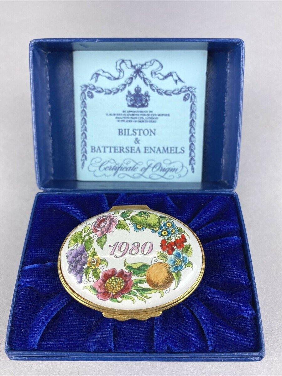 Halcyon Days Enamel Box 1980 