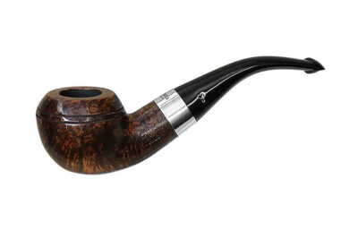 Peterson Kildare Silver Mounted 999 Bent Rhodesian 3mm Vera Silver P-Lip
