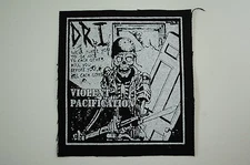 D.R.I. Cloth Patch  5" X 4.25  DRI Subhumans Dead Kennedys (CP184)