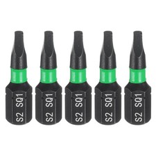 5pcs SQ1 Square Screwdriver Bit 1/4 Hex Shank...