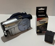 Hitachi DZ-MV550A Mini Videocamera DVD Videoregistratore con Batteria/Caricabatterie "Testato"