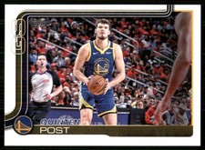 2025-26 Topps #139 Quinten Post Golden State Warriors 53861