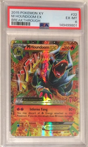 M Houndoom-EX graded PSA 6 for sale on eBay