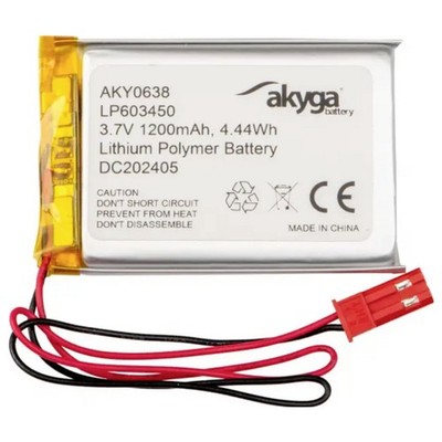 Akyga LP603450 Akkupack x Spezial-Akku  LiPo 3.7 V 1200 mAh