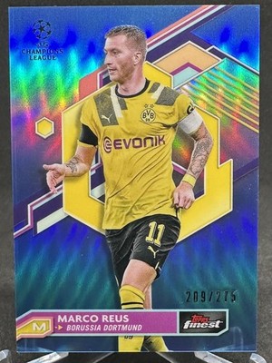 Marco Reus 2022-23 Topps Finest UEFA Club Competitions Sky Blue Refractor /275