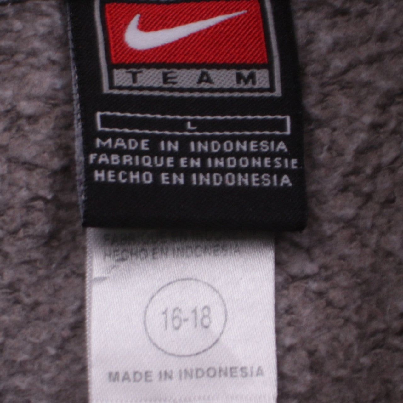 Nike Grey Hoodie Womens L image 4