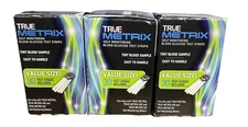 True Metrix Test Strips~90 Count~Exp~3/27~$18.99~Free Ship