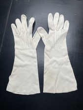 Vintage Women s Day Gloves 12.5 White 50s/60s Retro Mcm Mid Century Classic