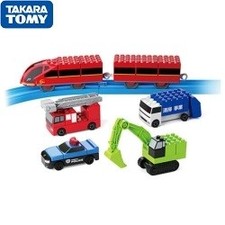 Takara Tomy Tomica Plarail Block Entry Set Tr...