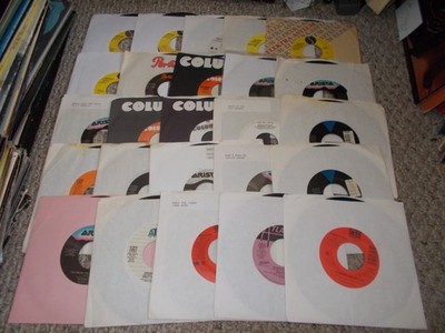 LOT OF 48 POP 45S EXPOSE, SEDUCTION, COVER GIRLS, MADONNA, NEW KIDS ON THE BLOCK