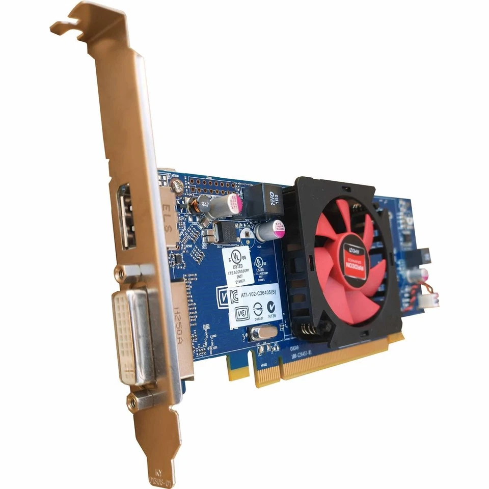 AMD Radeon HD7470 1GB GDDR3 Video Card DVI 24+5 Dp Graphics Multi Monitor - Image 3 of 4