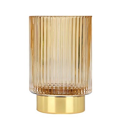  Makeup Brush holder Organizer,Crystal Cosmetic Makeup Brush Glass L Coffee