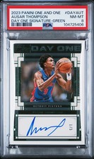2023 PANINI ONE AND ONE DAY ONE SIGNATURE GREEN AUSAR THOMPSON RC AUTO 1/5 PSA 8