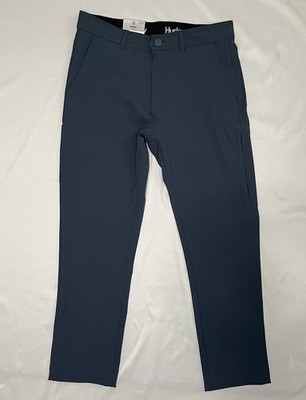 Hurley Men s Performance Pants Blue 30x29 Stretch Athletic Tapered 1840546