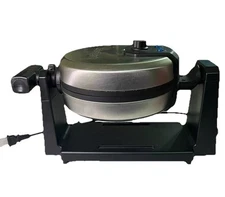 Cuisinart 1000W Belgian Waffle Maker Flip Rotate Stainless Steel WAF-F10