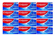 12 X 100 ML Colgate Max Fresh BLUE Toothpaste COOLING CRYSTALS COOL MINT 16.66 per litre