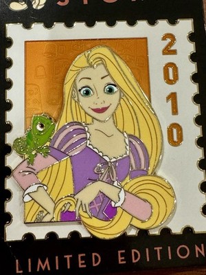 D23 2026 TWDC DEC Stamp Pin LE500 Tangled Rapunzel & Pascal