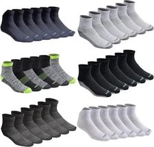 Dickies Big Tall Dri-tech Quarter Socks-Mens Extended Size 12-15-Assorted Colors
