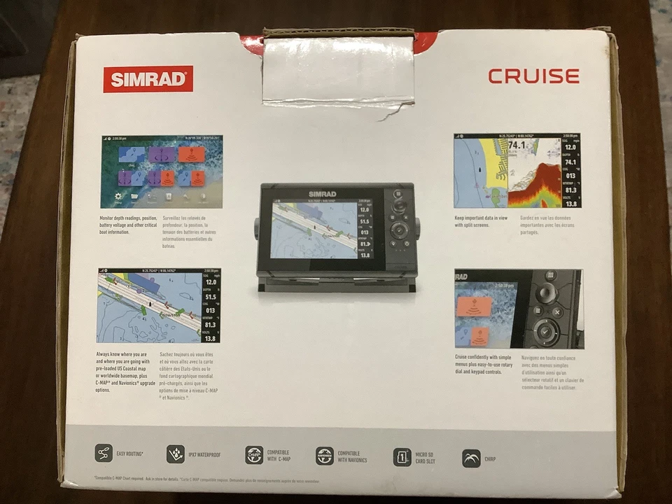 Simrad Cruise 7” Chartplotter/ Fishfinder - Image 2 of 4