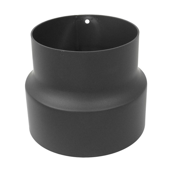 Ofenrohr Reduzierung 150 - 130 Mm Gussgrau Rohr Rauchrohr Kaminrohr-image