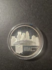 Superbowl XXVI Metrodome January 26, 1992 - 2 Troy Oz .999 Large Silver Coin