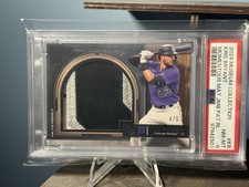 2024 Topps Museum Collection - Kris Bryant Momentous Mat JMB PAT RL /5 Psa 8