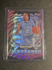 2020 Panini Prizm Draft Picks Collegiate #89 Cole Anthony Purple Wave