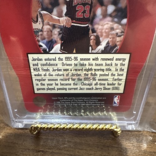 1996 UPPER DECK SPX KOMPLETT 50 KARTEN HOLO DIE CUT SET MICHAEL JORDAN PENNY SHAQ+ - Bild 7 von 13