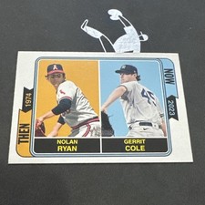 2023 Topps Heritage - Then and Now Nolan Ryan, Gerrit Cole #TAN-7