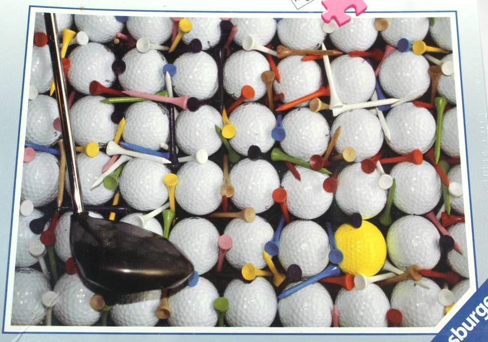 Rompecabezas Ravensburger ¡1000 piezas de golf y pelotas destacadas! ¡Nuevo y precintado! Foto 4 de 4