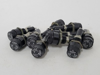 10X Buss HKP panel mount fuse holders - new old stock - please read description