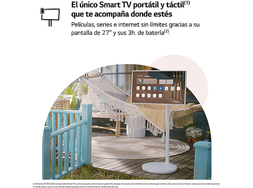 SMART TV 27" - LG StanbyMe 27ART10AKPL, Full-HD, Procesador Inteligente α7 4K. - Imagen 3 de 8
