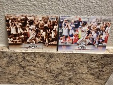 2025 Topps Stadium Club Ozzie Albies #40 Sepia Parallel & Base Atlanta Braves