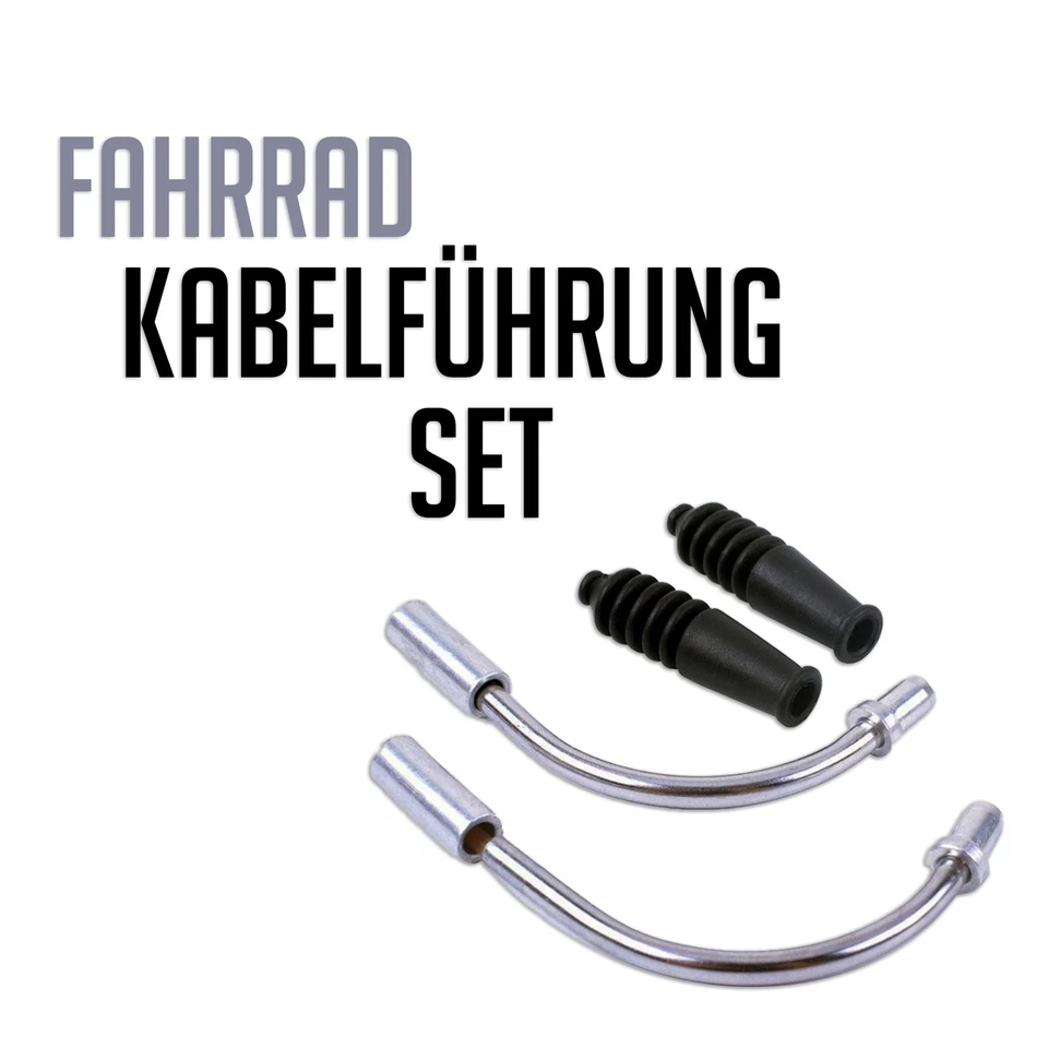 HAMADO 2er Set Fahrrad Bremsnudel Kabelführung Bremszugführung Führungsrohr V-Brake