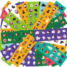 100 Sheets Halloween Stickers, Party Favors Gifts for Colorful