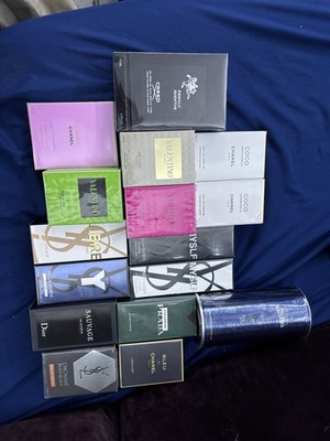 Versace, Armani, Prada, Chanel, Dior Men's Fragrances Lot Eau Spray 3.4oz 100ml
