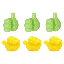 PATIKIL Cord Holders, 6 Pcs Cable Clips for Nightstand Wire Green, Yellow