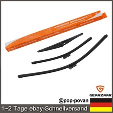 Scheibenwischer Komplett Setz Vorne + Hinten passt für Renault Twingo II 3PCS
