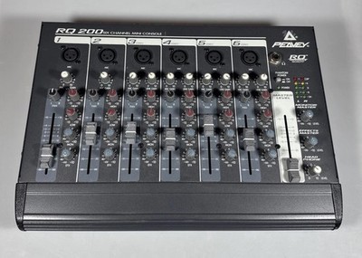 Peavey RQ 200 Six Channel Mixer - Unit Only No Power Supply Tested Working