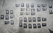 Lot of 35 Mixed brands and Sizes Micro SD Card Lot
