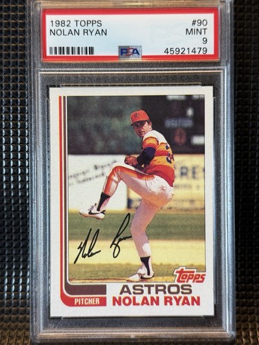 1982 Topps #90 NOLAN RYAN HOF Houston Astros PSA 9 MINT HIGH END!