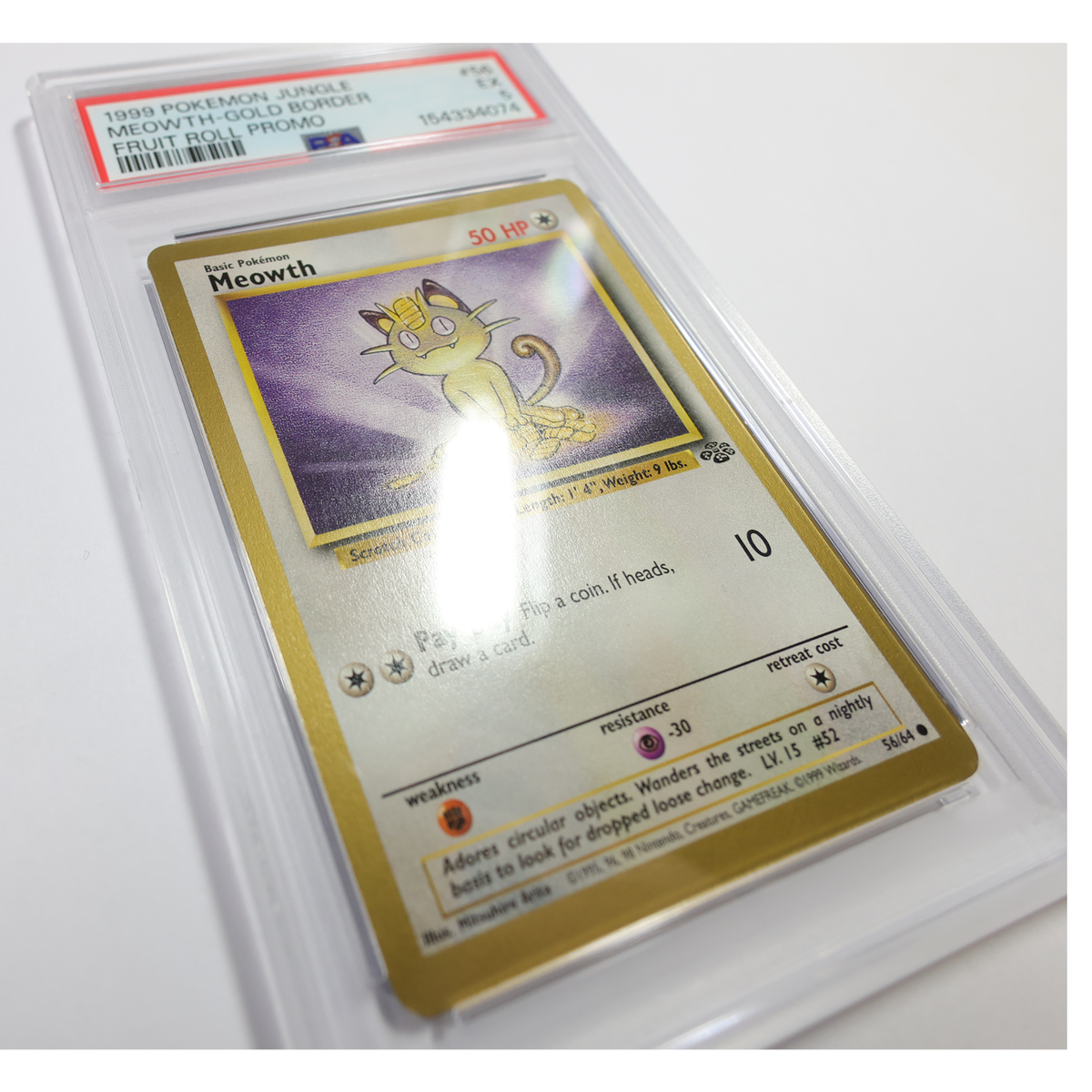 Meowth - (Gold Bordered Promo) 56/64 Miscellaneous Cards