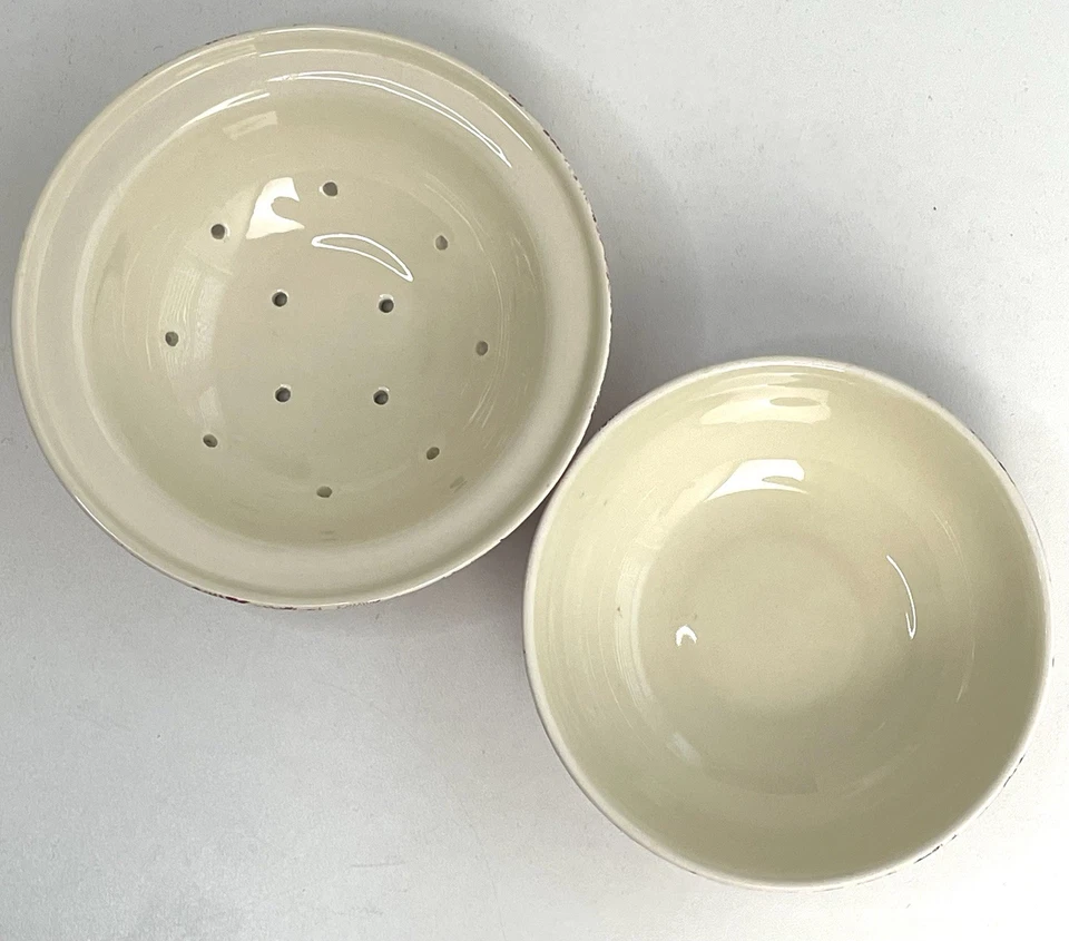 Jabonera cubierta vintage Mason’s Crabtree & Evelyn London roja floral cerámica Foto 4 de 4