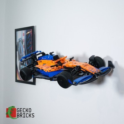 TILTED Wall Mount LEGO  Technic  McLaren Formula 1  42141 Display Mount Bracket