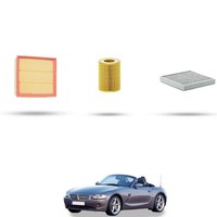 Hoffcar Set Service - 3 Filter Kompatibel Mit BMW Z4 (E85, E86) 2.5I 141Kw Von