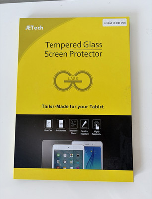 JETech iPad Schutzglas aus gehärtetem Glas 10,9/11 Zoll 9H Ultra Clear