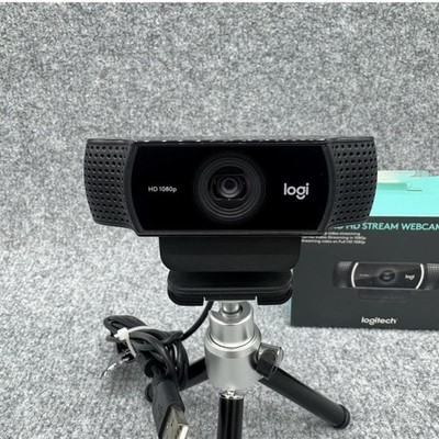 Logitech C922 Pro Stream Webcam 1920x1080 USB Schwarz mit Stativ